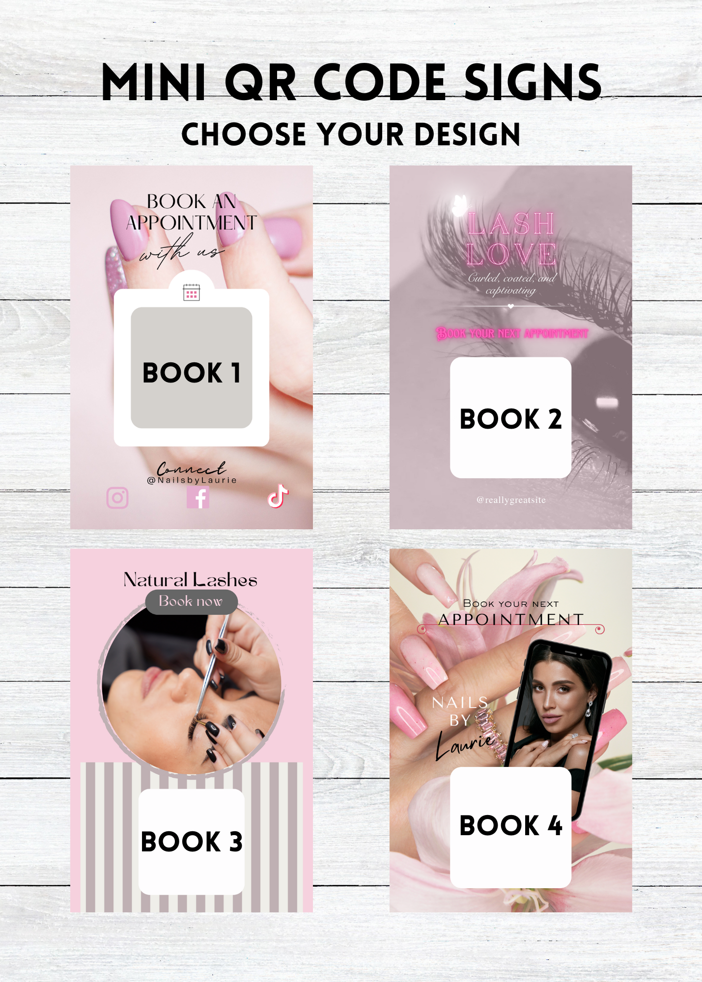 Mini Full Color QR Code Sign
