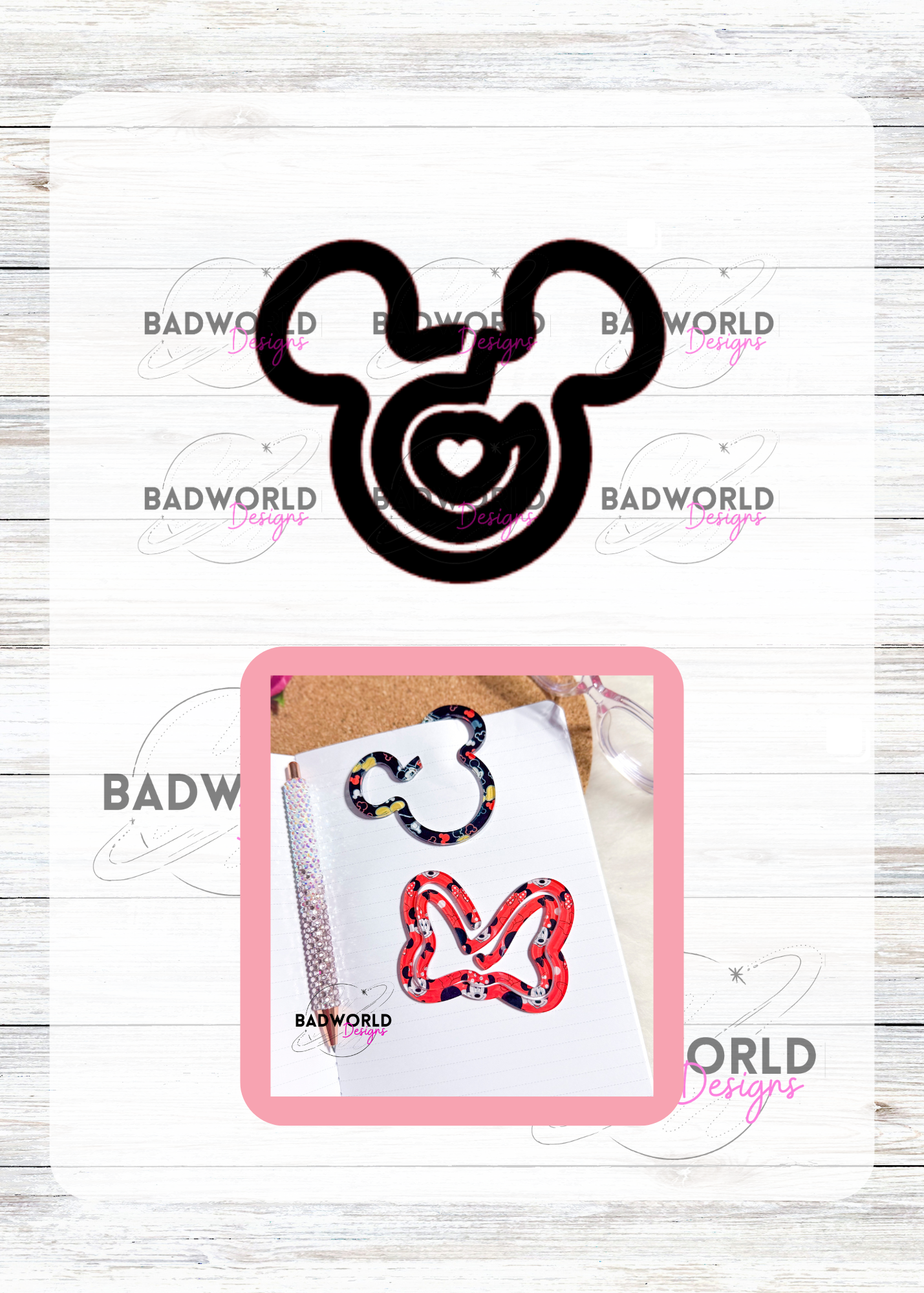 Magical Mouse Paper Clip Laser Cut File