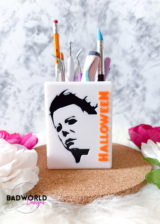 Halloween Myers Pencil Holder