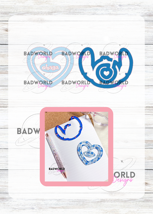 Ohana Paper Clip Laser Cut File Bundle