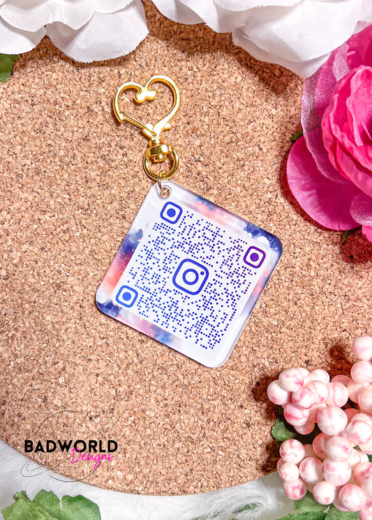 QR Code Keychain