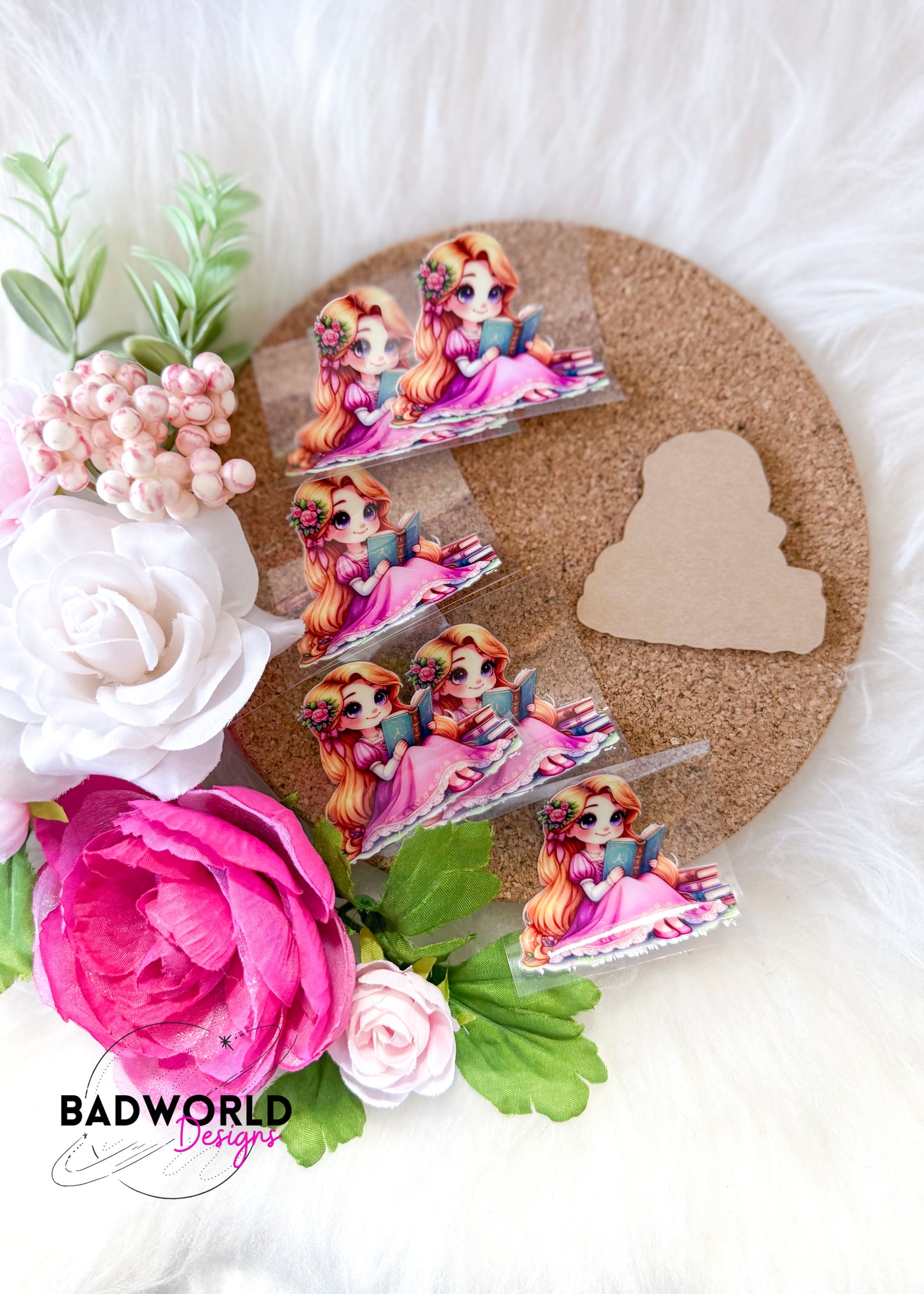Reading Princess Badge Reel Blank Set