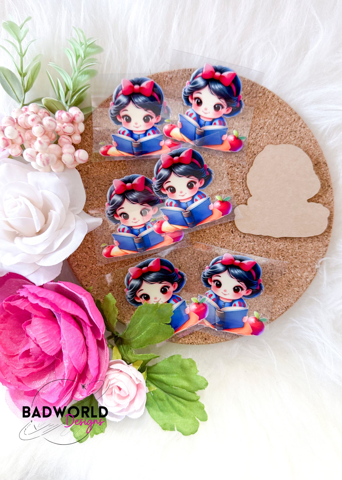 Reading Princess Badge Reel Blank Set
