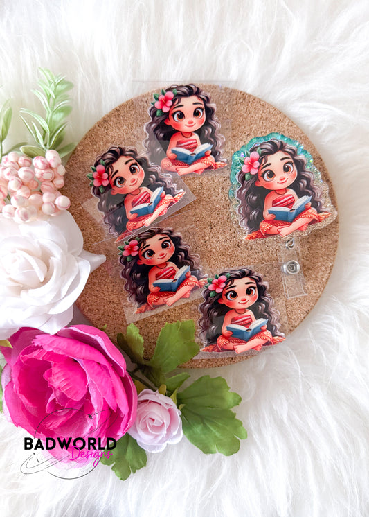 Reading Princess Badge Reel Blank Set