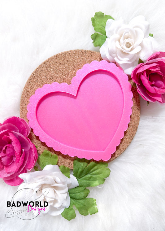 Scalloped Heart Trinket Tray - DIGITAL FILE