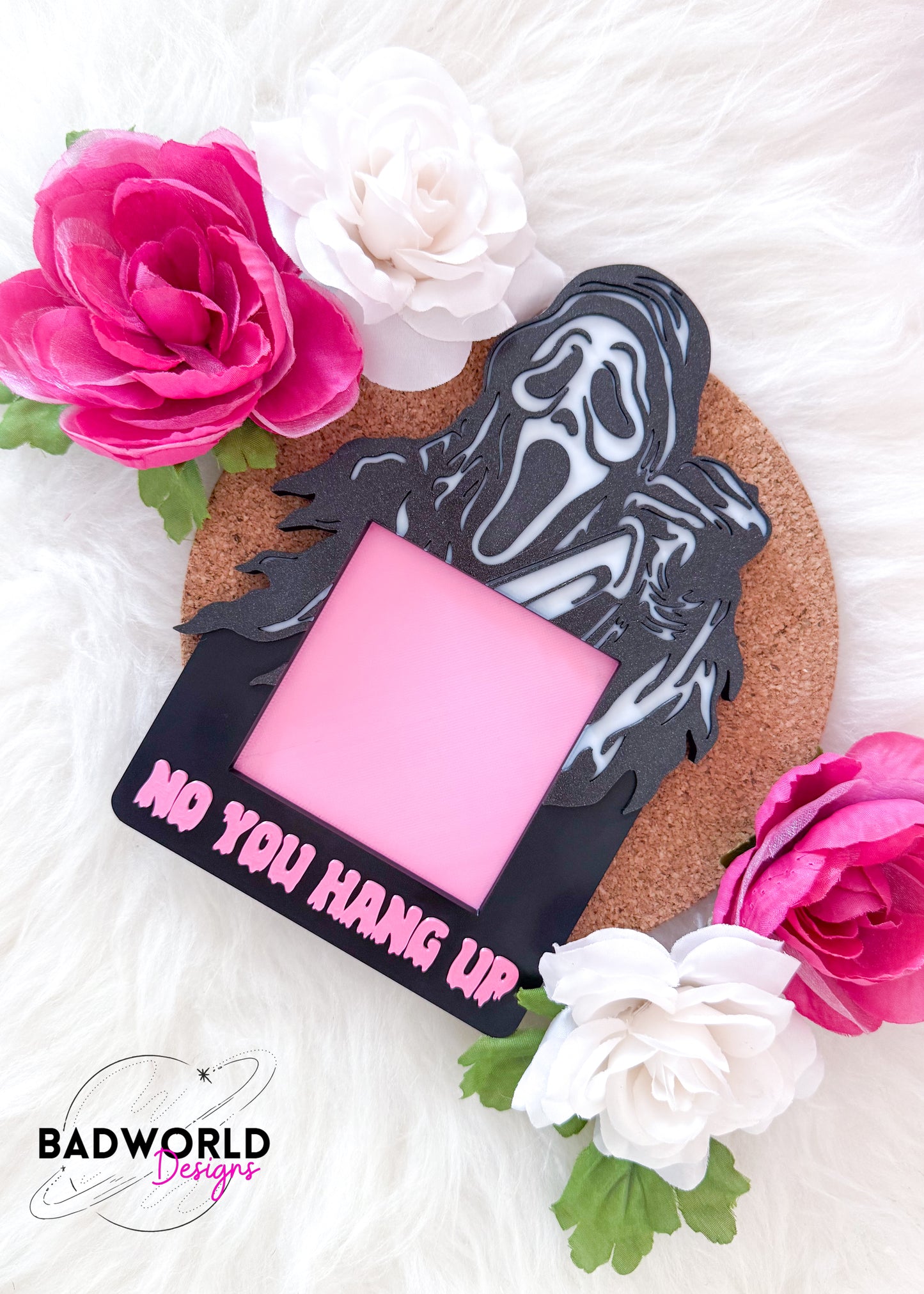 No YOU Hang Up Sticky Note Holder