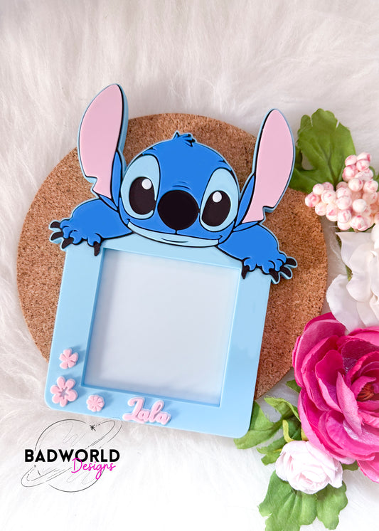 Blue Alien Sticky Note Holder