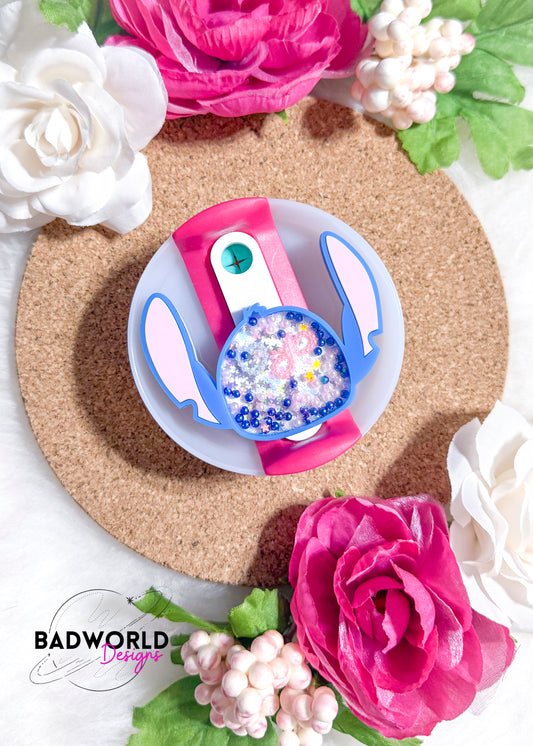 Blue Alien Shaker Topper Laser Cut DIGITAL FILE