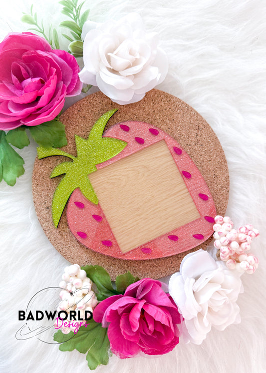 Strawberry Sticky Note Holder - DIGITAL FILE
