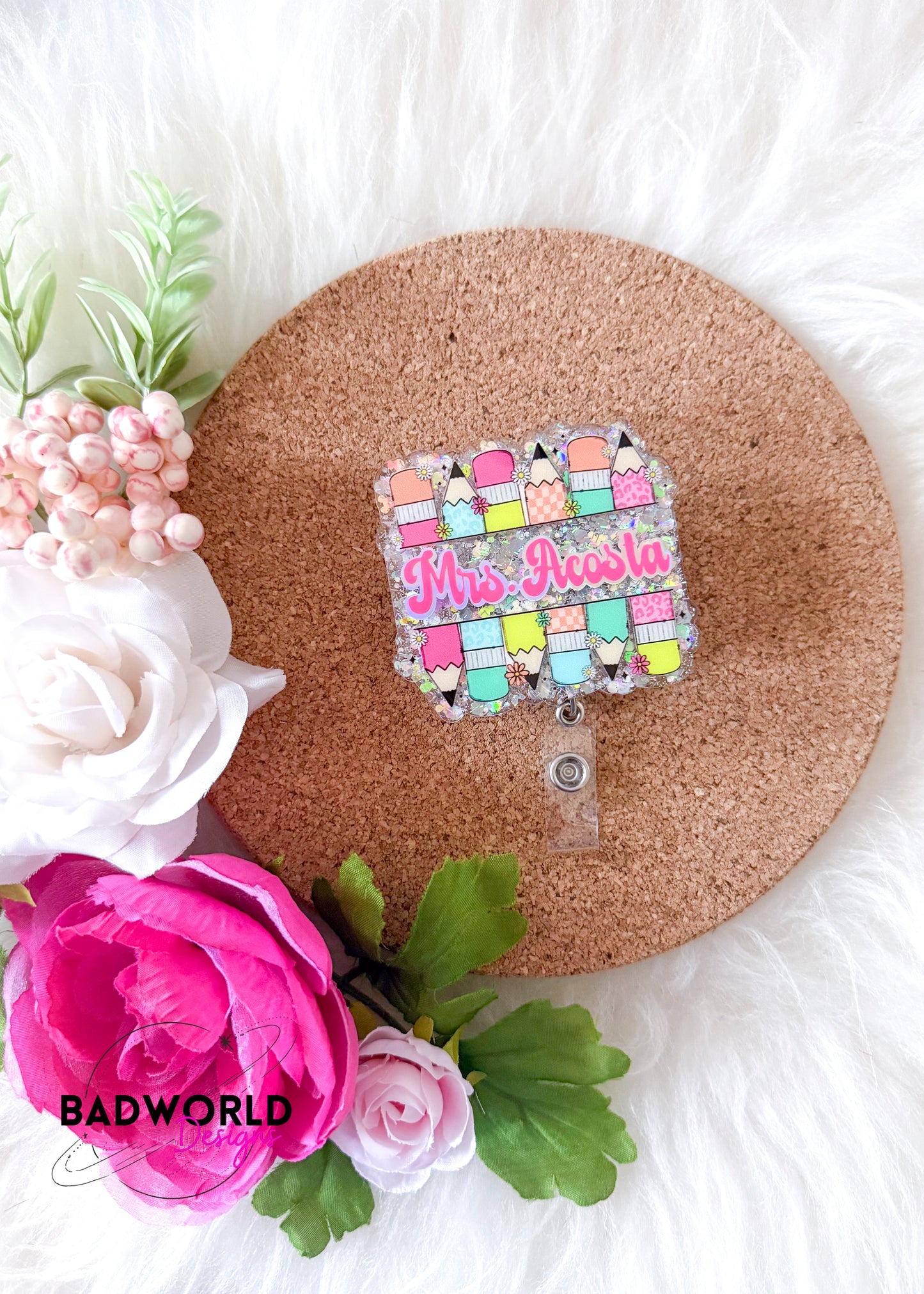 Teach Badge Reel Blank Sets
