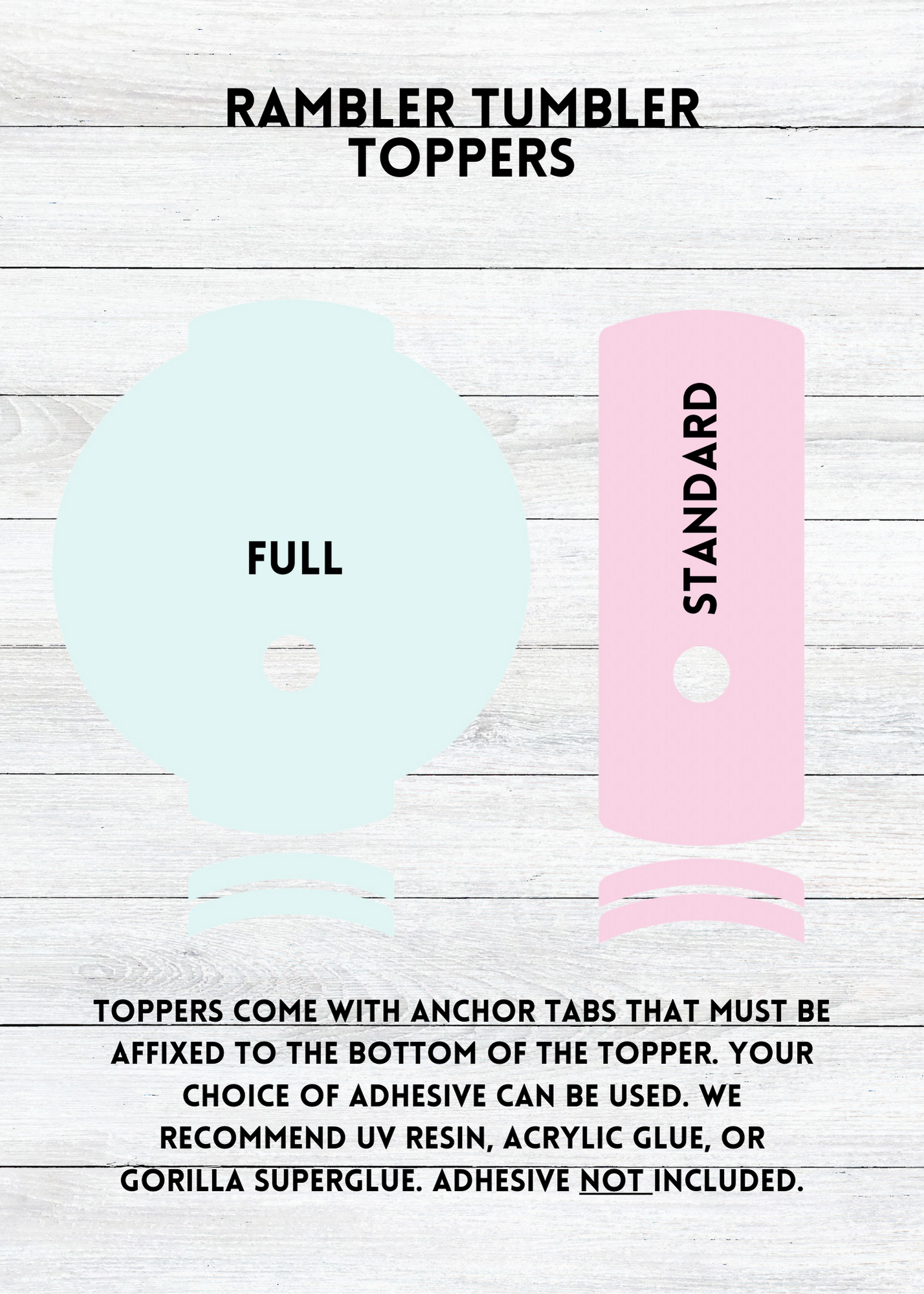 SM Trek Acrylic Topper Blank
