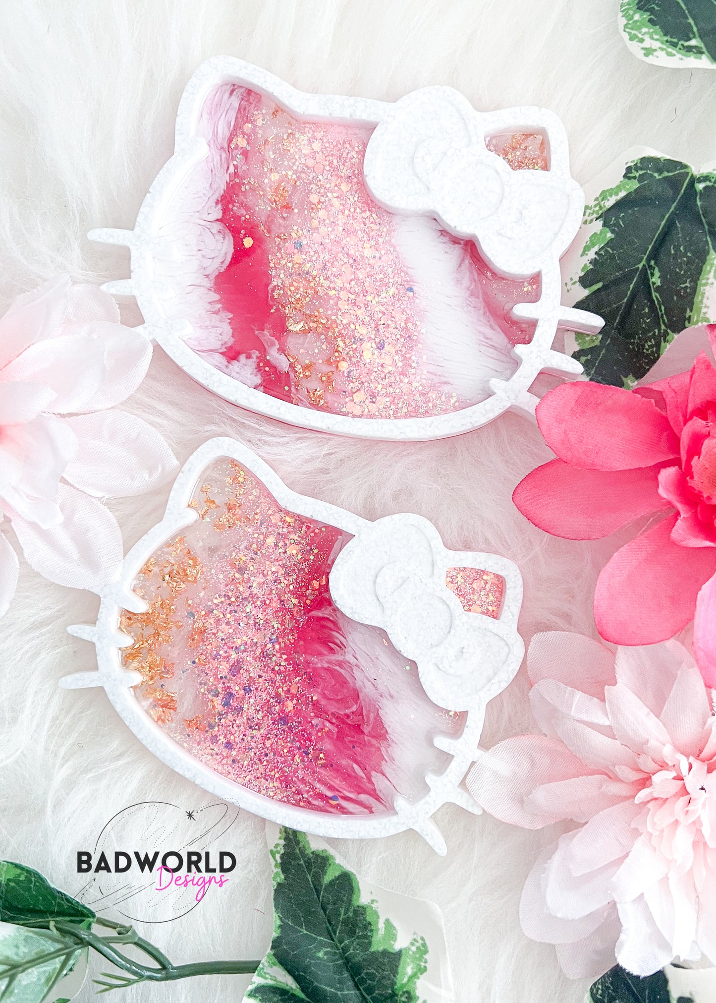 Marbled Cat Resin Tray
