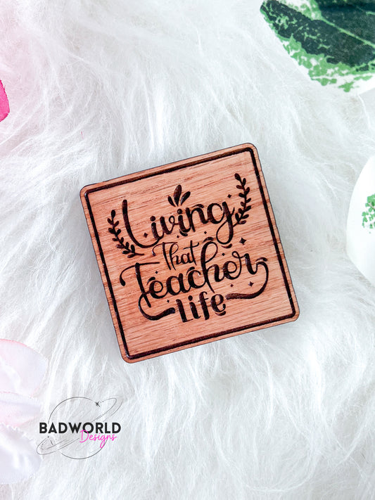 Wooden Teacher Magnets