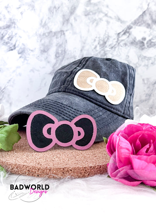 Kawaii Bow Leatherette Patch