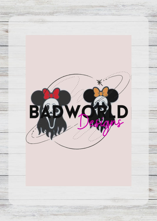 Scream Mouse Toppers - DIGITAL FILE