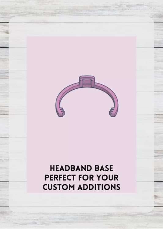 3D Bubu Headband Blank - DIGITAL FILE