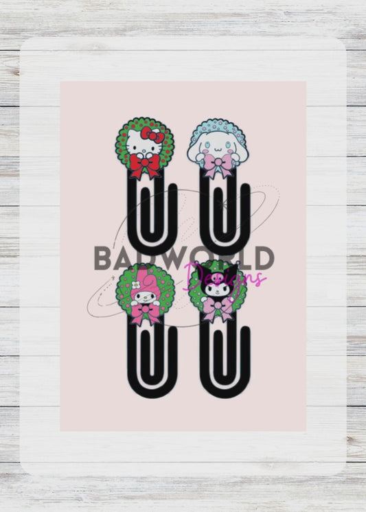 Kawaii Character Paper Clips - DIGITAL FILE