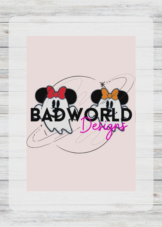 Girl Mouse Ghosty Topper - DIGITAL FILE