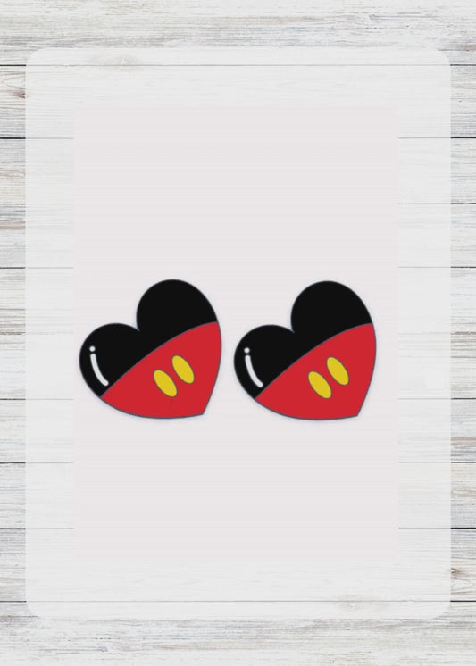 Boy Mouse Heart Topper - DIGITAL FILE