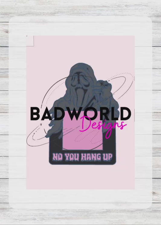 No You Hang Up Sticky Note Holder - DIGITAL FILE