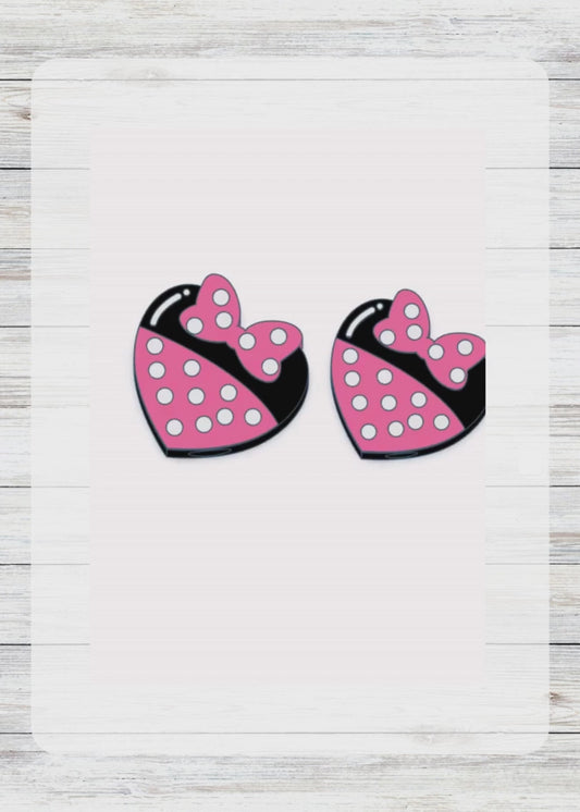 Girl Mouse Heart Topper - DIGITAL FILE