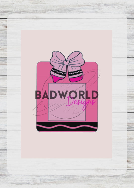 Crayon Bow Sticky Note Holder - DIGITAL FILE