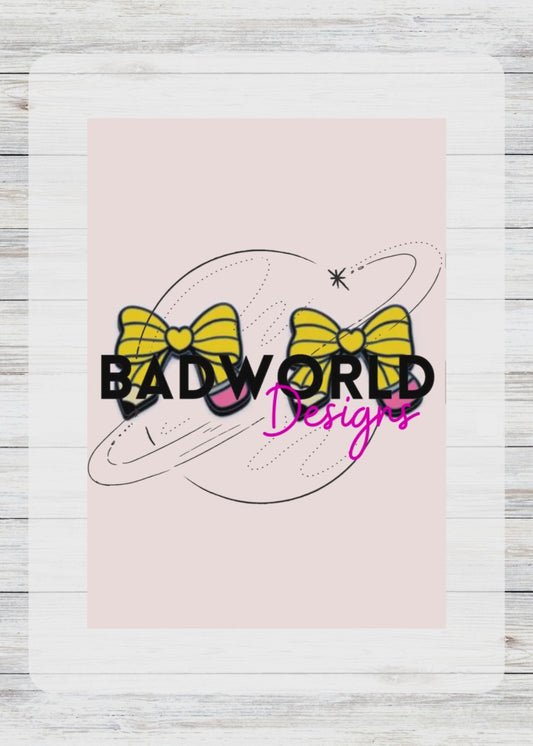 Pencil Bow Straw Topper - DIGITAL FILE