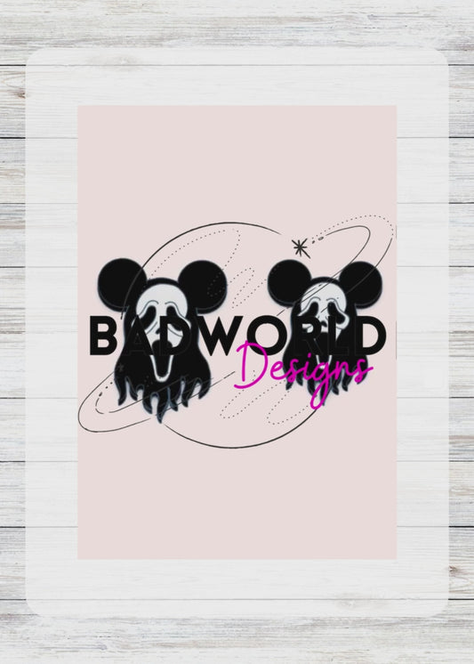 Scream Mouse Toppers - DIGITAL FILE