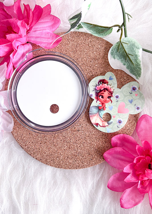 Y Rambler Mug Straw Lid Topper Sublimation Blank