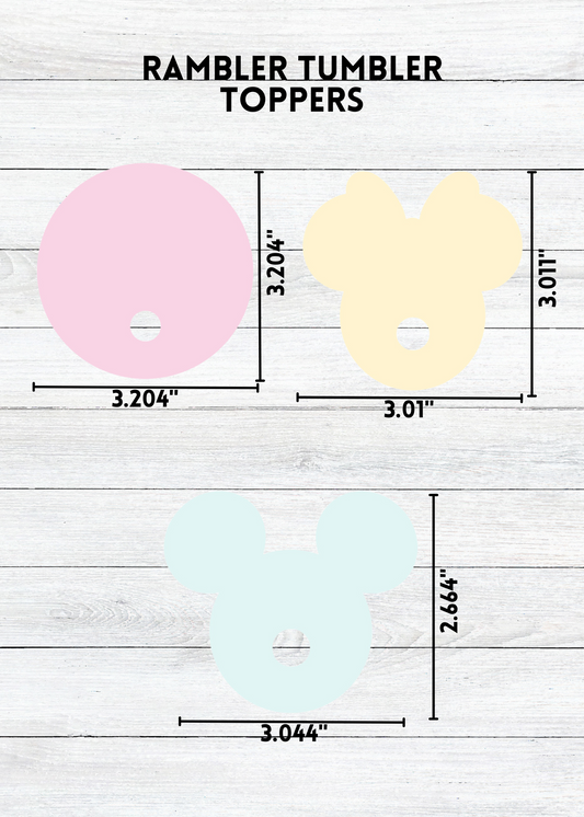 Y Rambler Mouse Acrylic Blanks