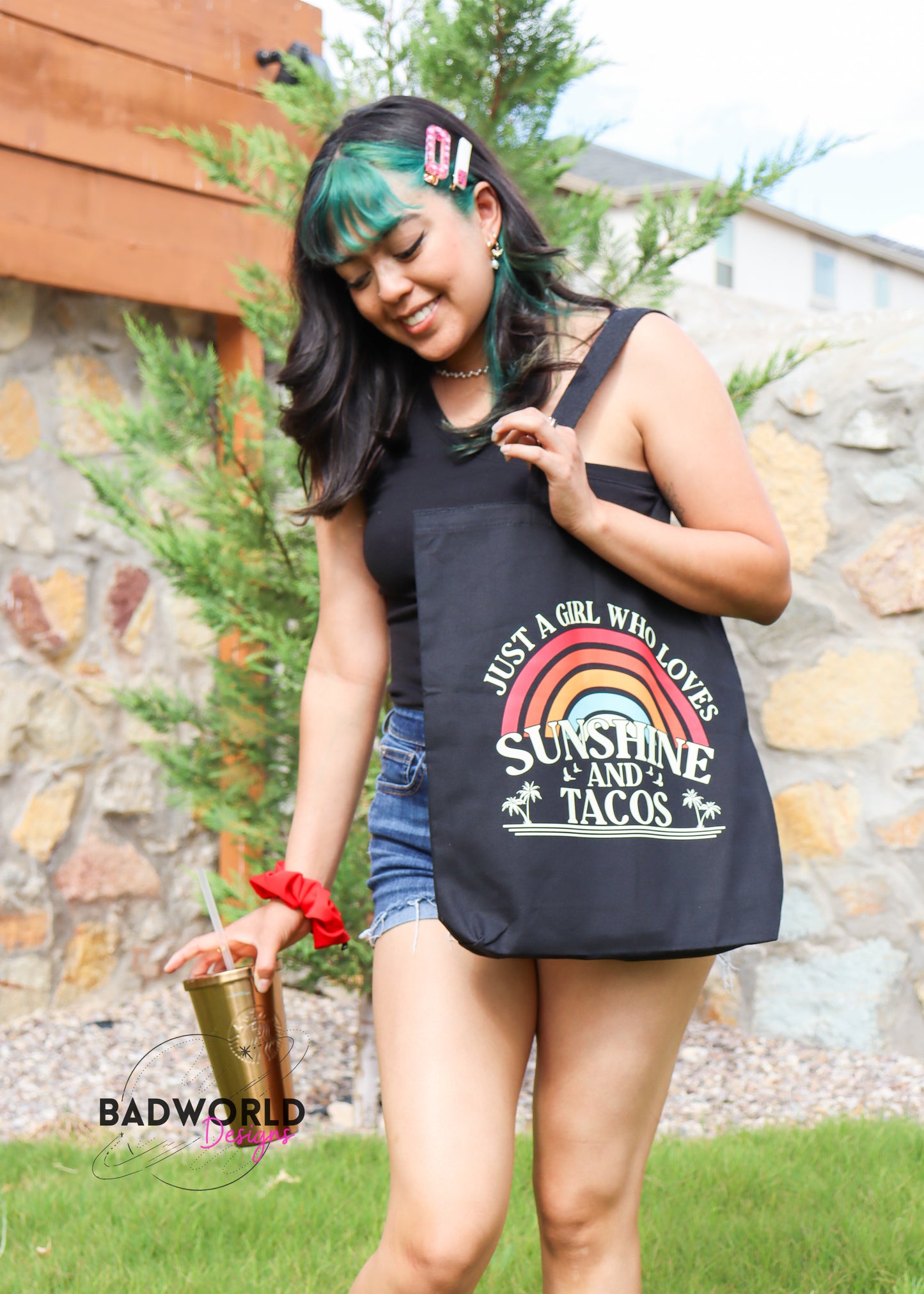 Tacos and Sunshine Reusable Tote Bag