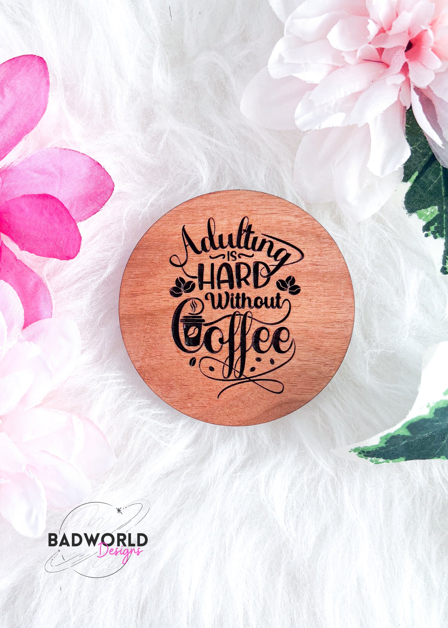 Cute Girl Wooden Coasters
