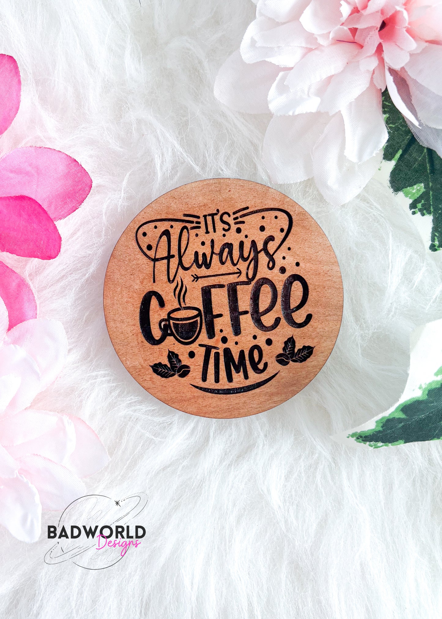 Cute Girl Wooden Coasters