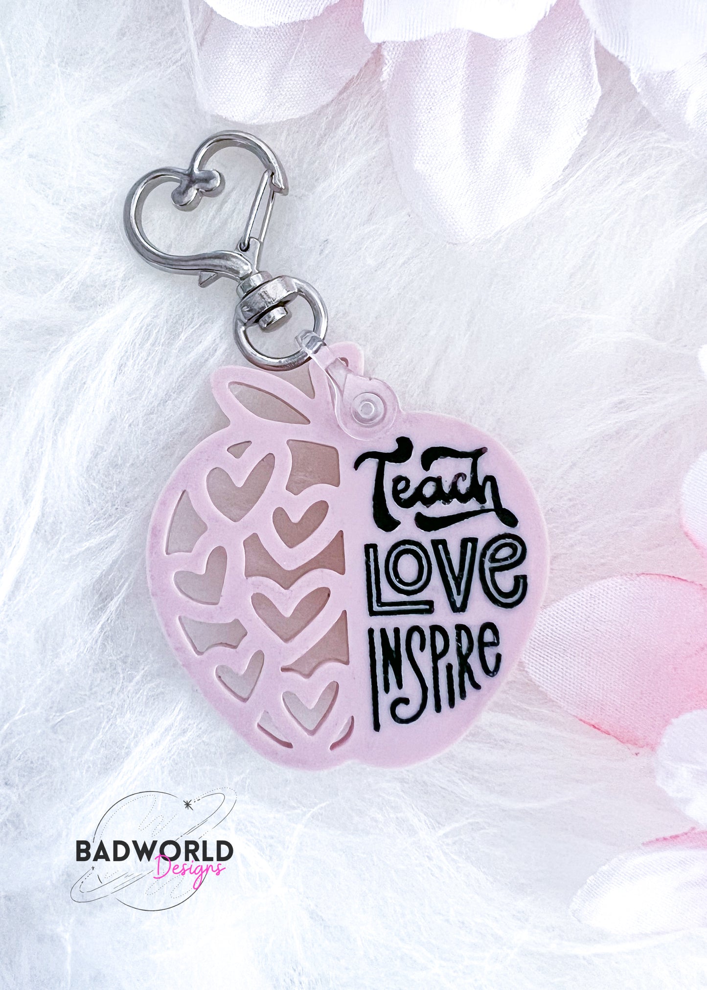 Teacher Apple Keychains