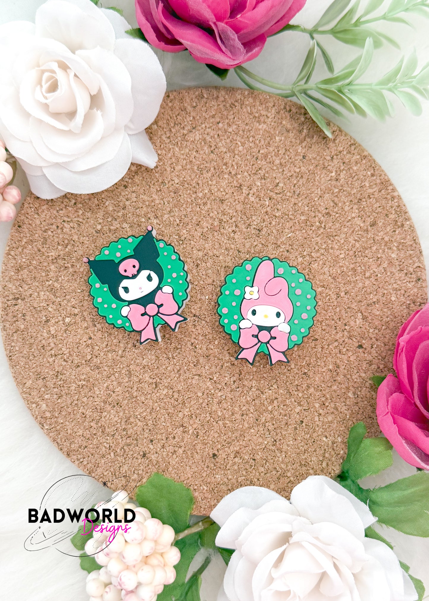 Kawaii Friends Wreath Straw Topper