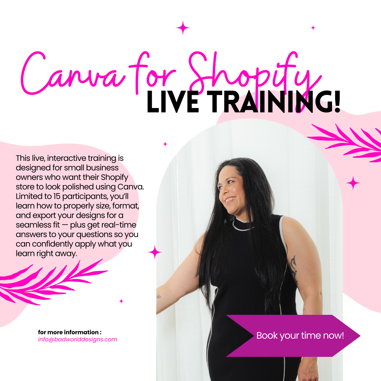 Canva for Shopify - LIVE TRAINING