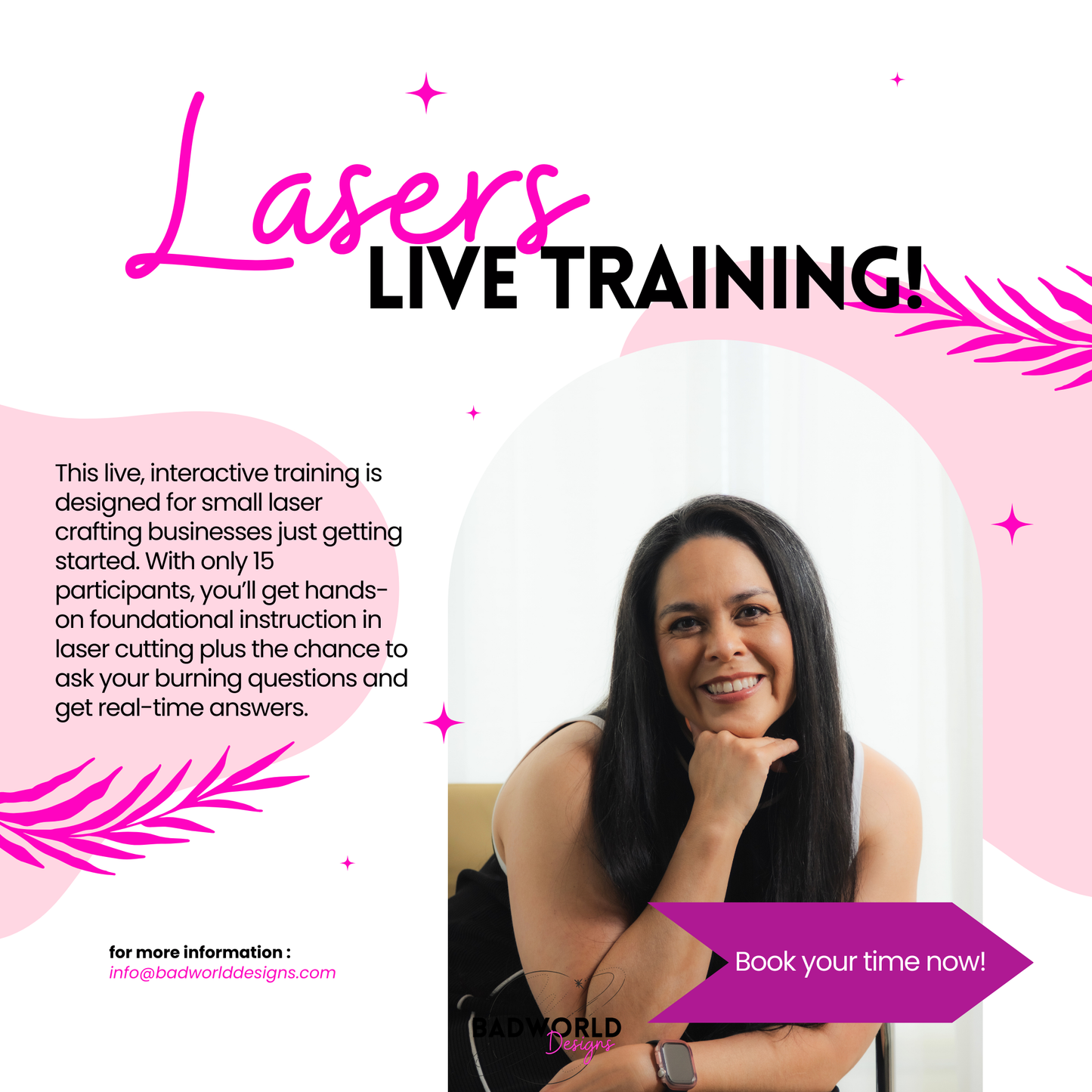 Laser Shop Startup: Design, Cut, Sell - LIVE TRAINING