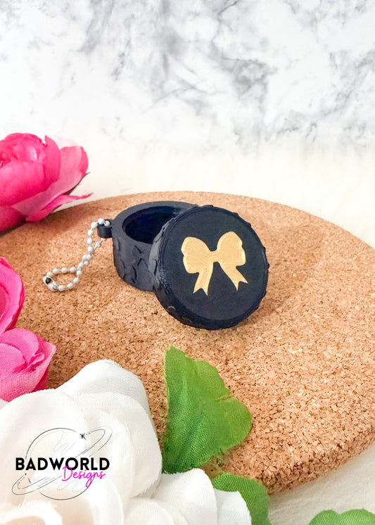 Coquette Bow Container Keychain - DIGITAL FILE