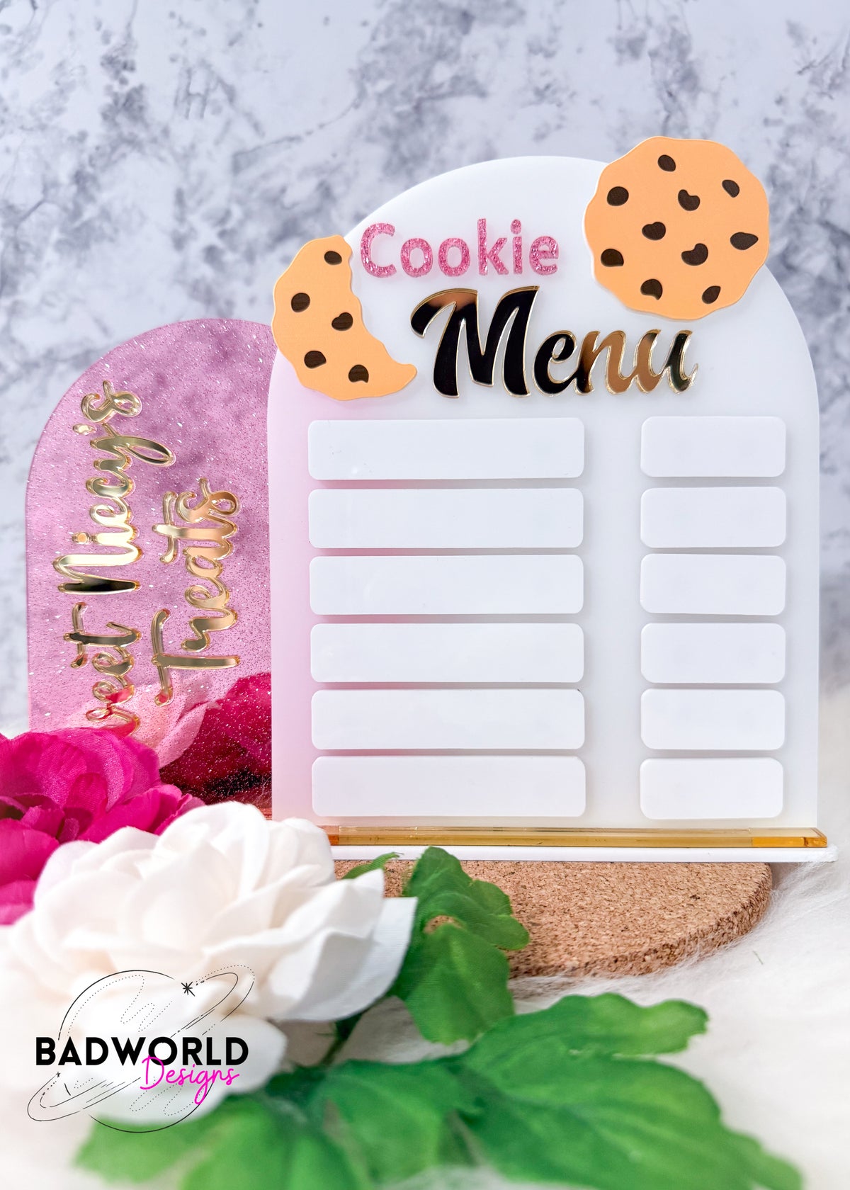 Double Arched Interchangeable Magnetic Sign