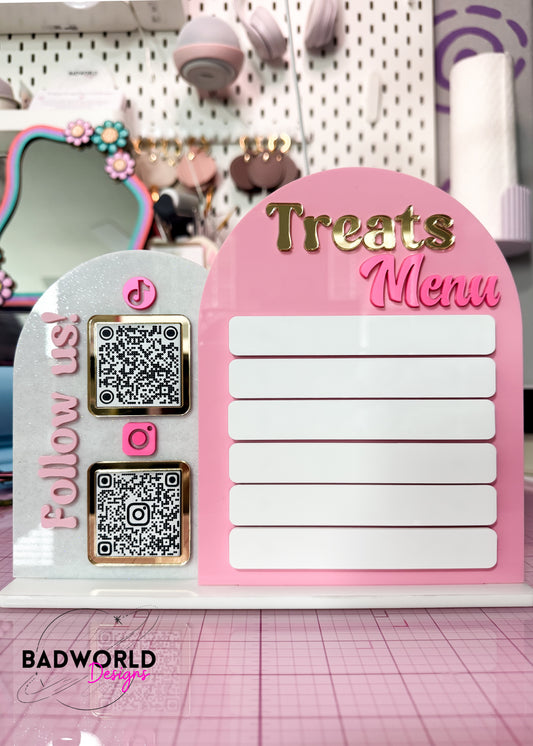 Double Arched Interchangeable Magnetic Sign
