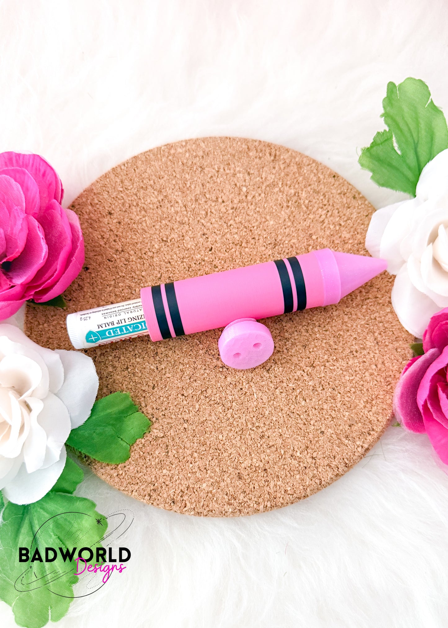 Teacher Chapstick Holder Keychain