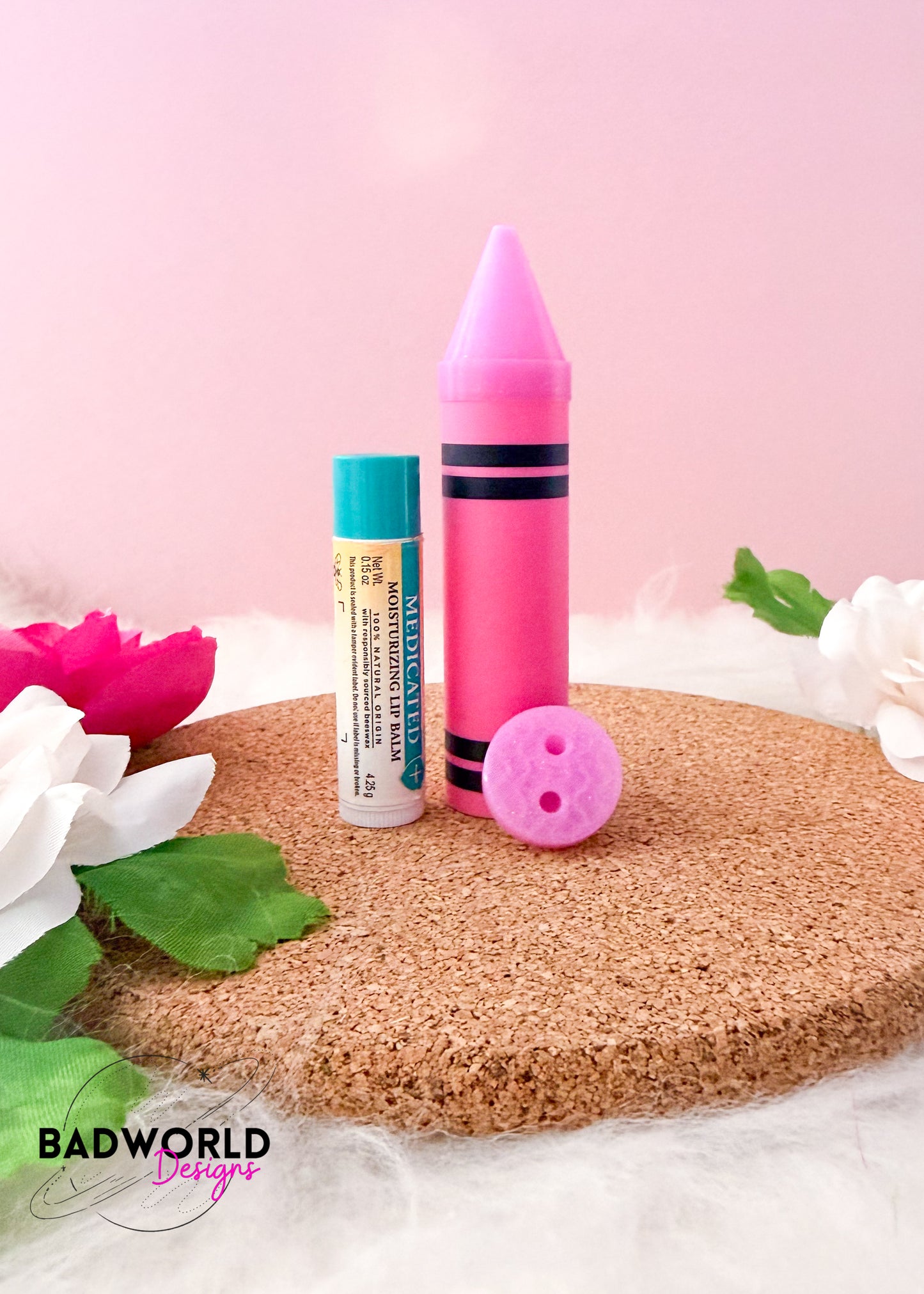 Teacher Chapstick Holder Keychain