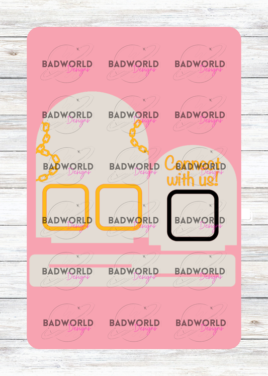 Double Arch Jewelry QR Code Sign - DIGITAL FILE