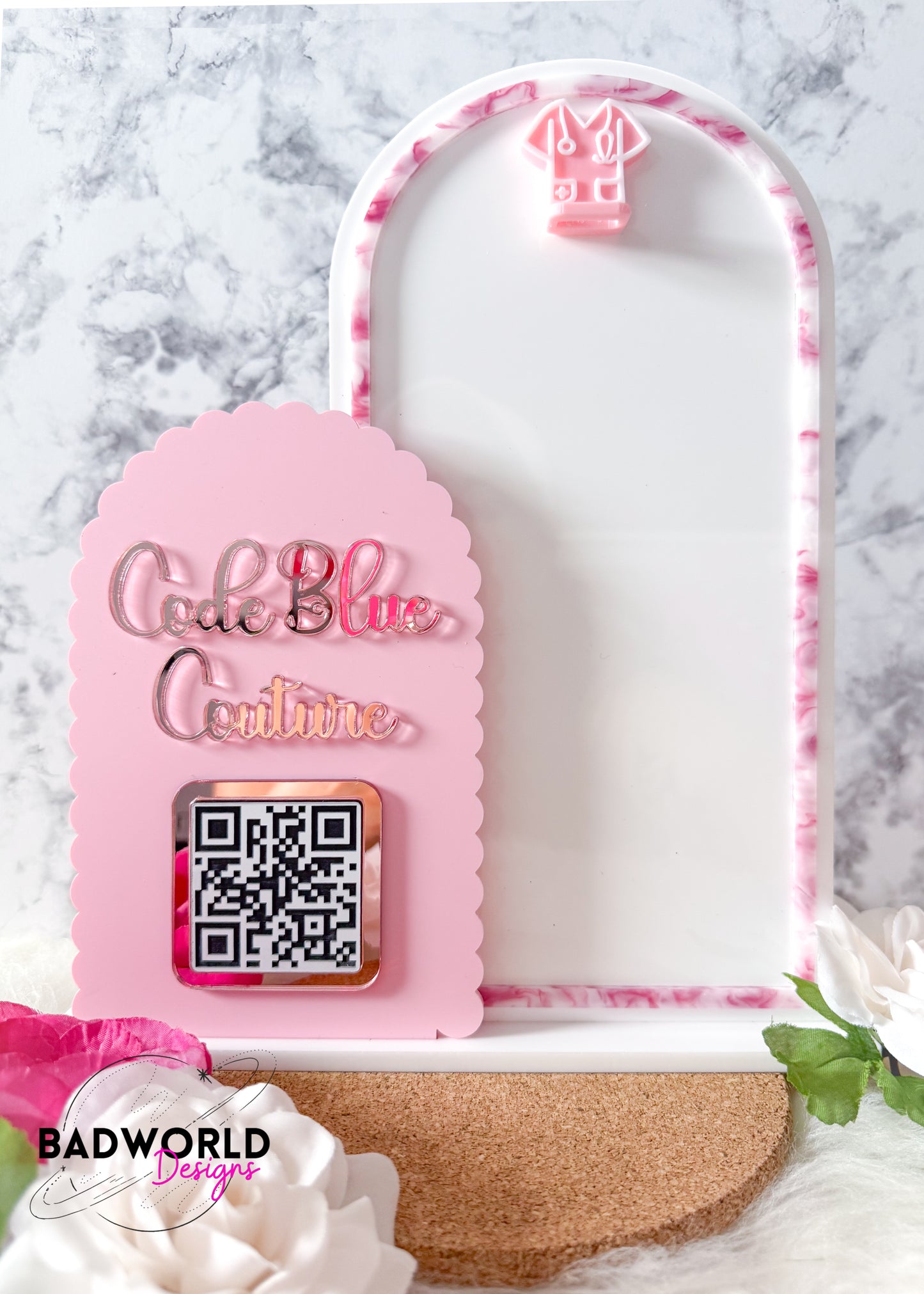 Custom Badge Reel Display Sign