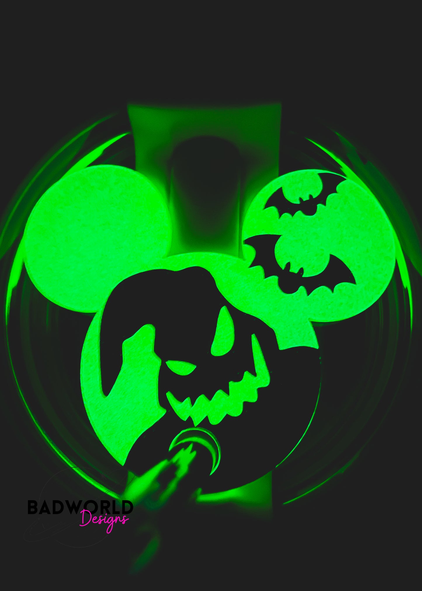 Glow in the Dark Mouse Topper Blank