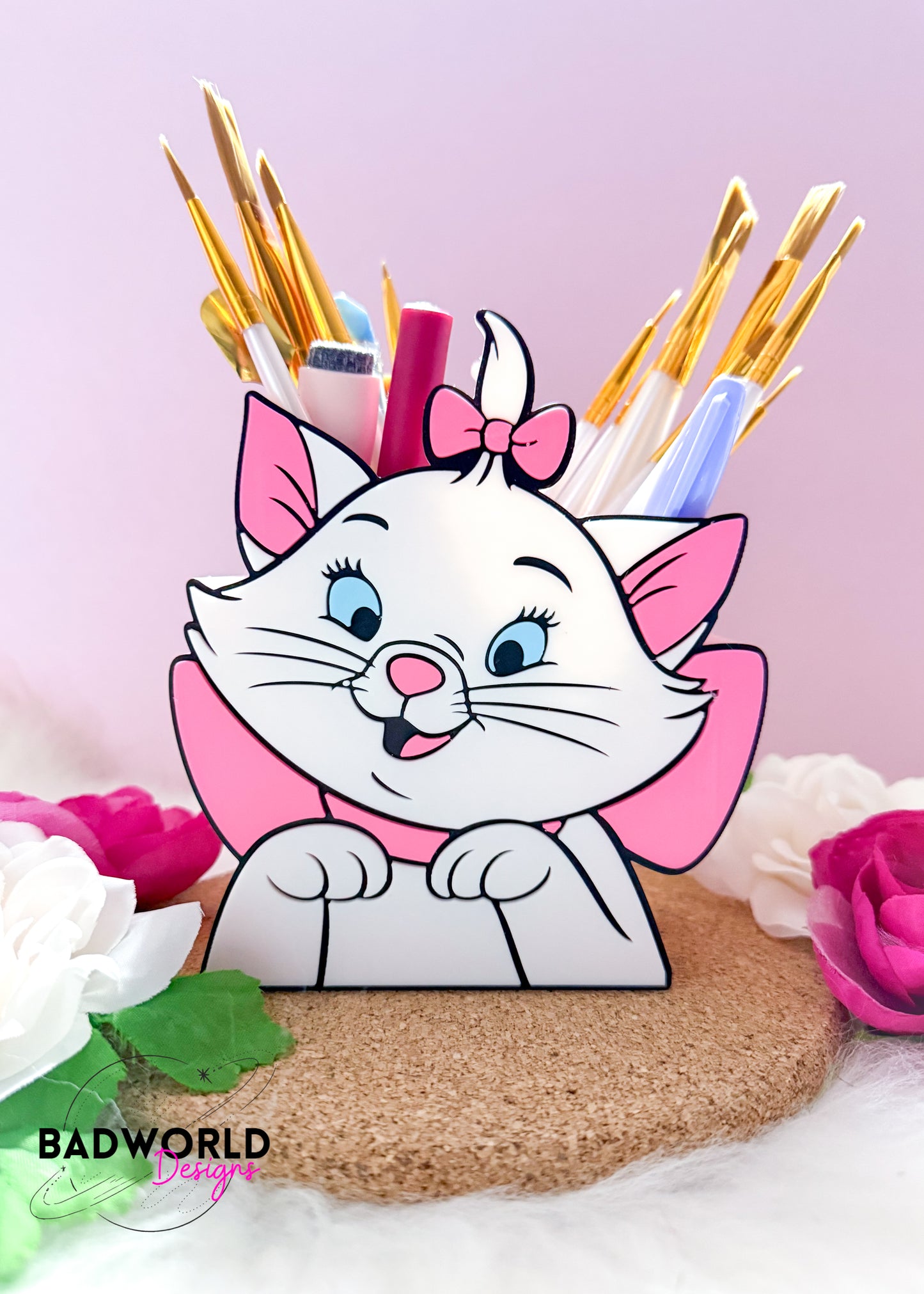 Marie Cat Pencil Holder - DIGITAL FILE