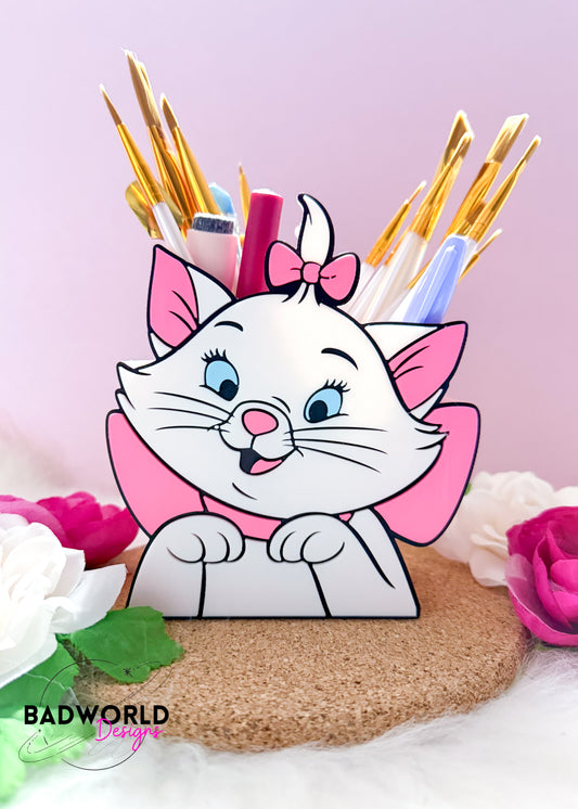 Marie Cat Pencil Holder - DIGITAL FILE