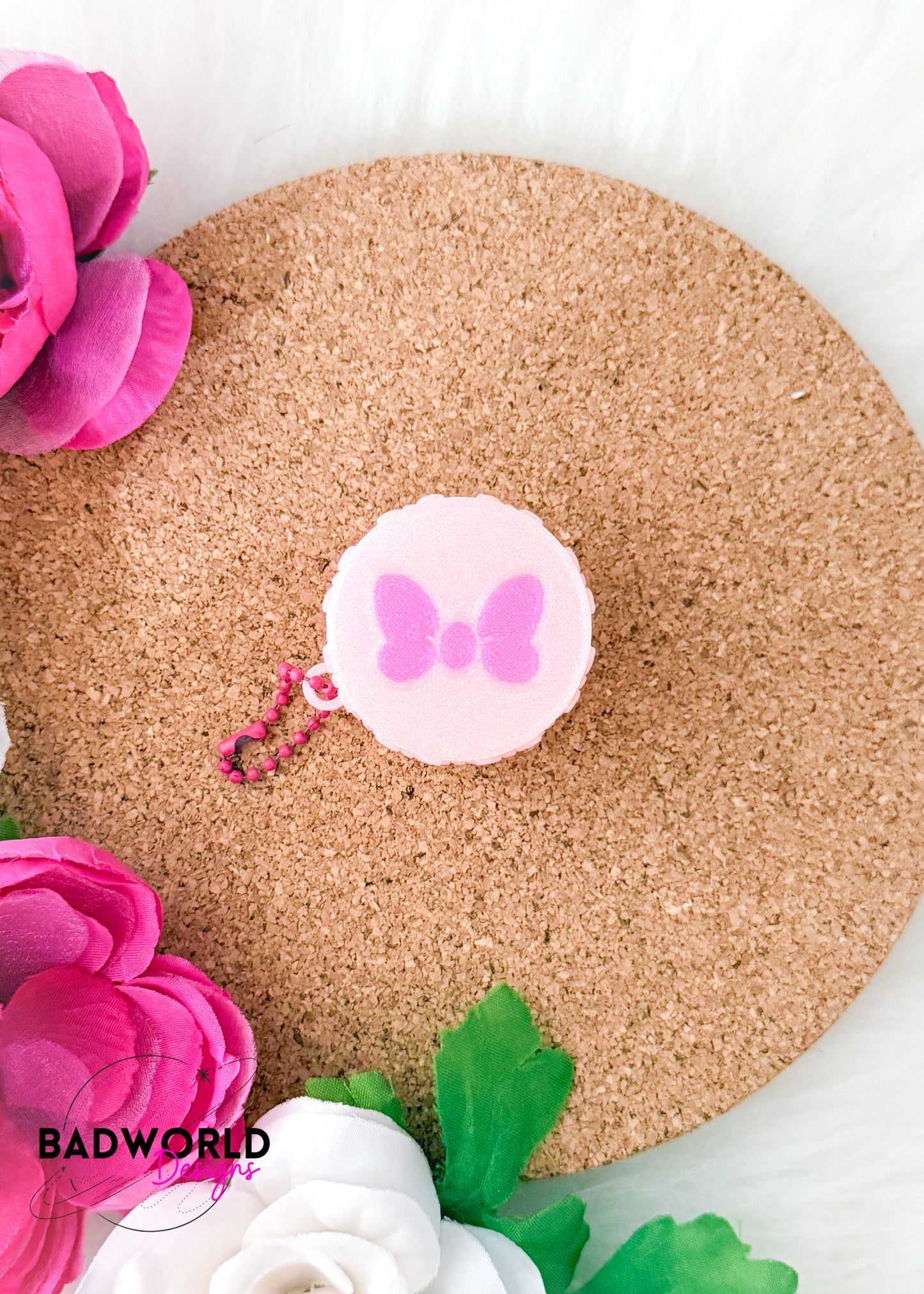 Mouse Bow Container Keychain