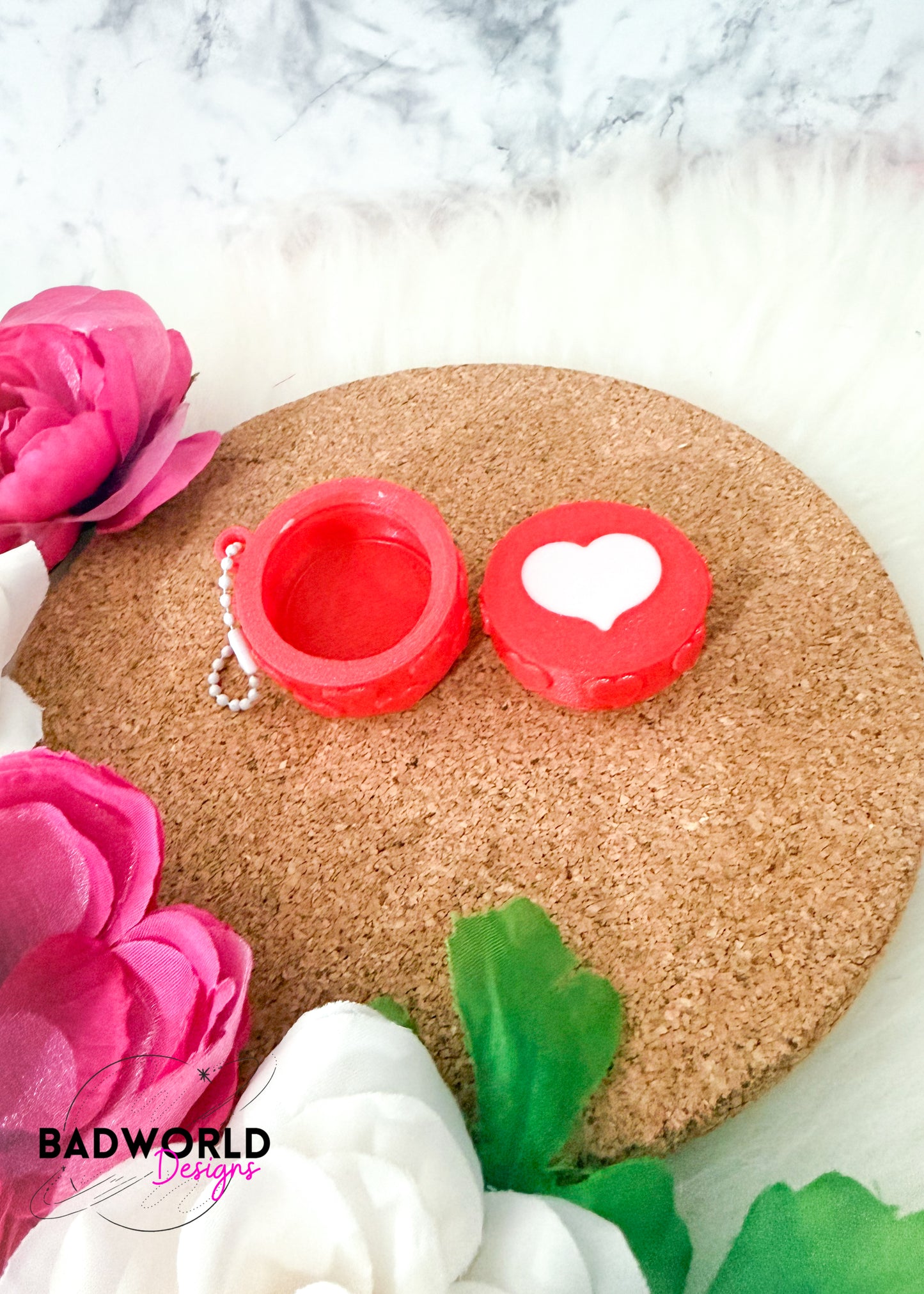 Hearts Container Keychain