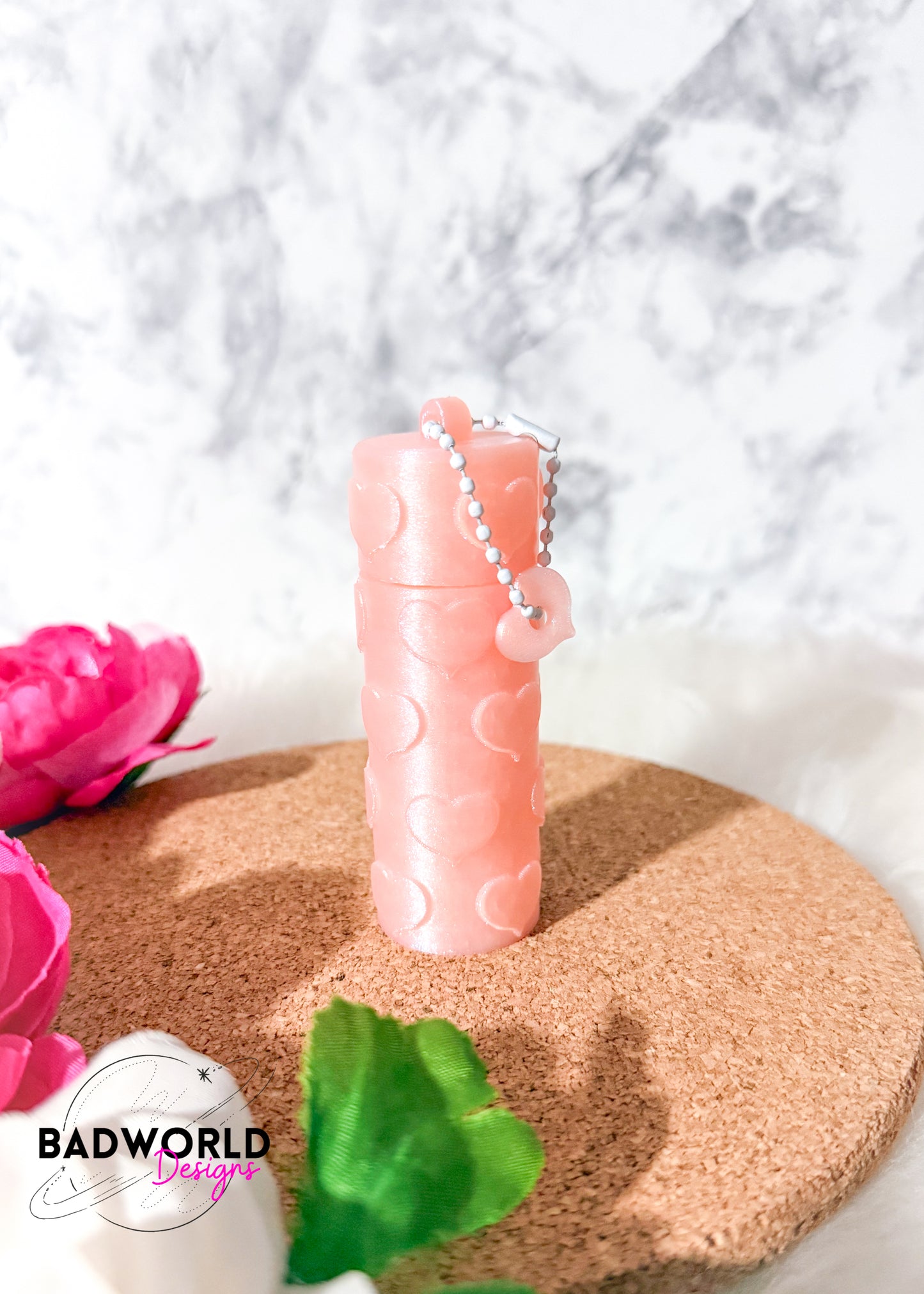 Hearts Chapstick Holder